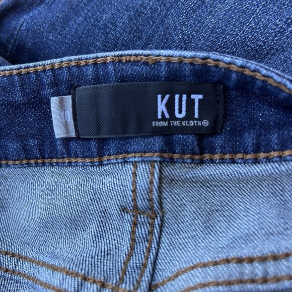 Kut from the Kloth Size 10 Natalie High Rise Bootcut Blue Jeans Medium Wash - Picture 7 of 7